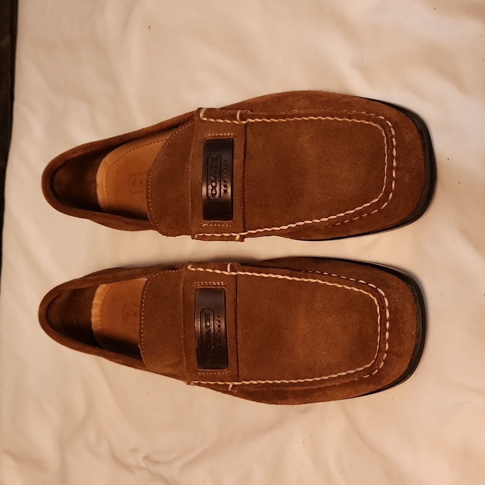 Classic Suede Coach Loafers